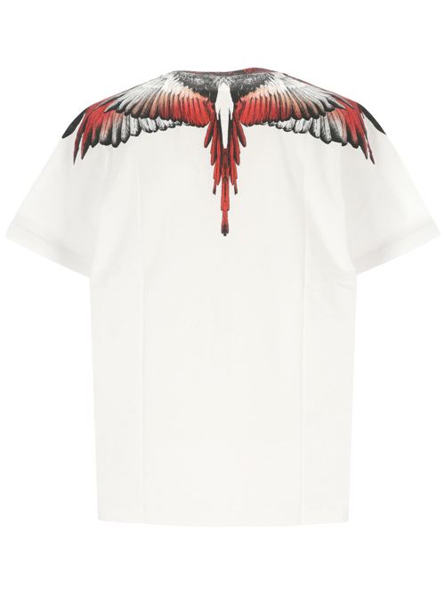 white/black/red t-shirt MARCELO BURLON | CMAA056S24JER0010125